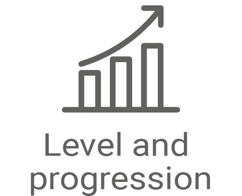 Level and progression